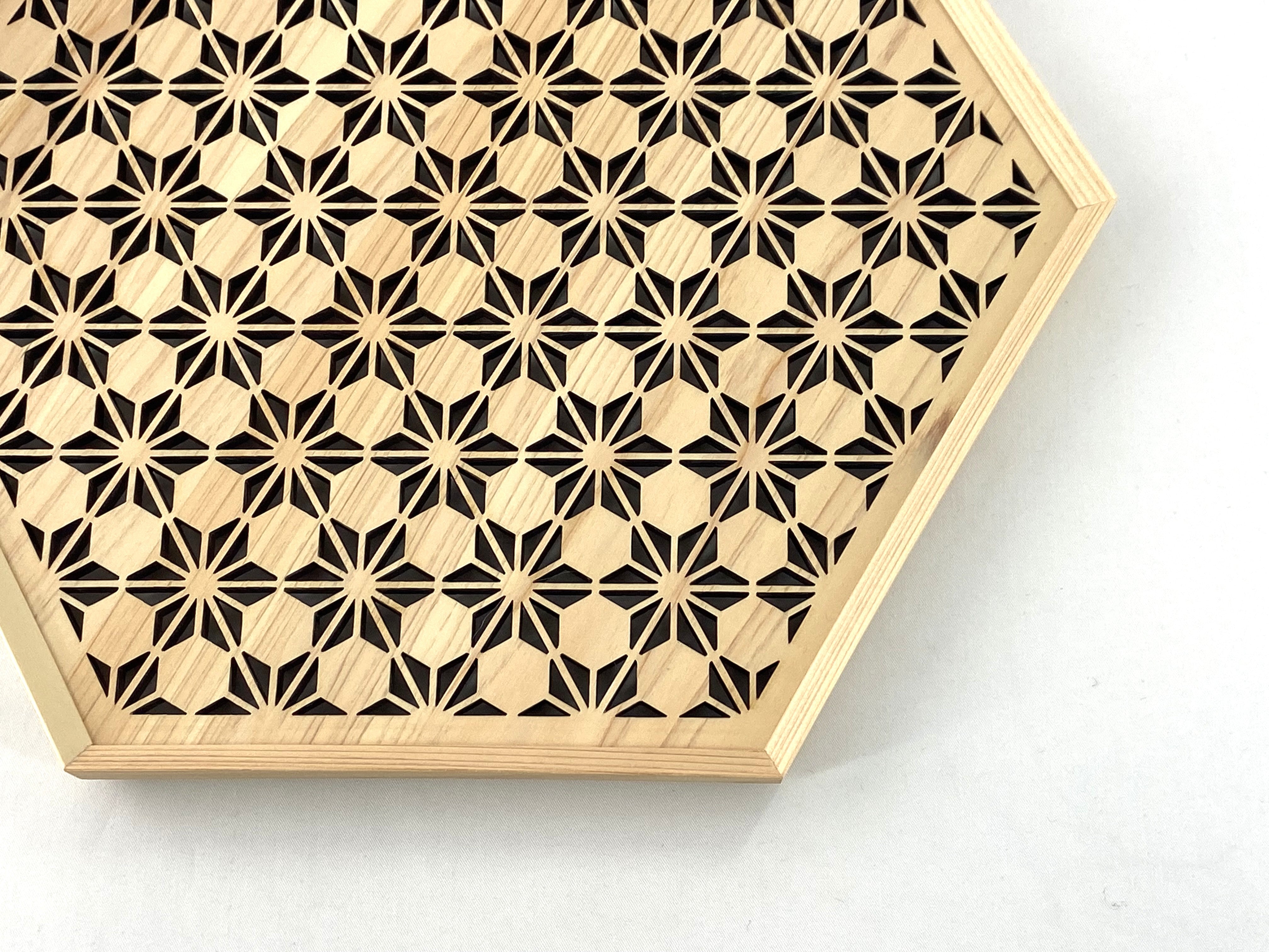 お盆　八重裏花